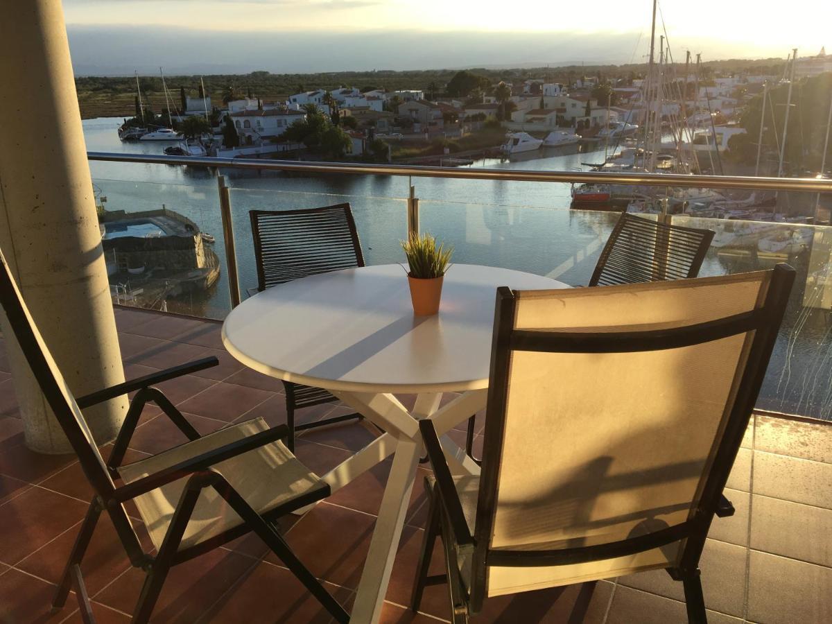 Vue Panoramique Sur La Mediterrannee, Appartement Sur Canal & Proche Plage Roses Kültér fotó