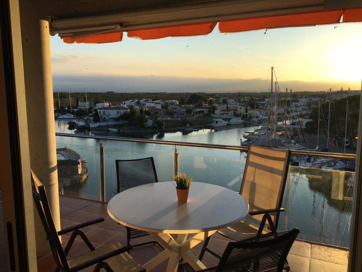 Vue Panoramique Sur La Mediterrannee, Appartement Sur Canal & Proche Plage Roses Kültér fotó