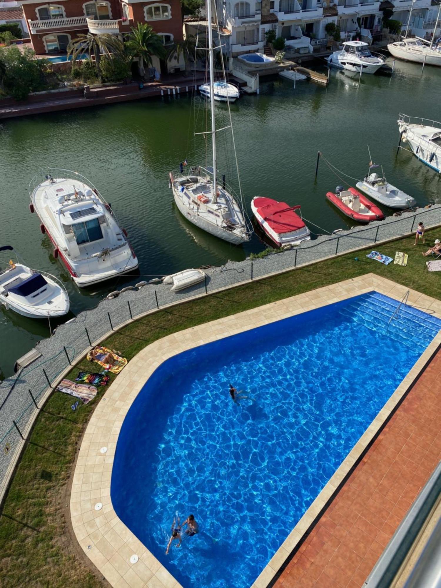 Vue Panoramique Sur La Mediterrannee, Appartement Sur Canal & Proche Plage Roses Kültér fotó