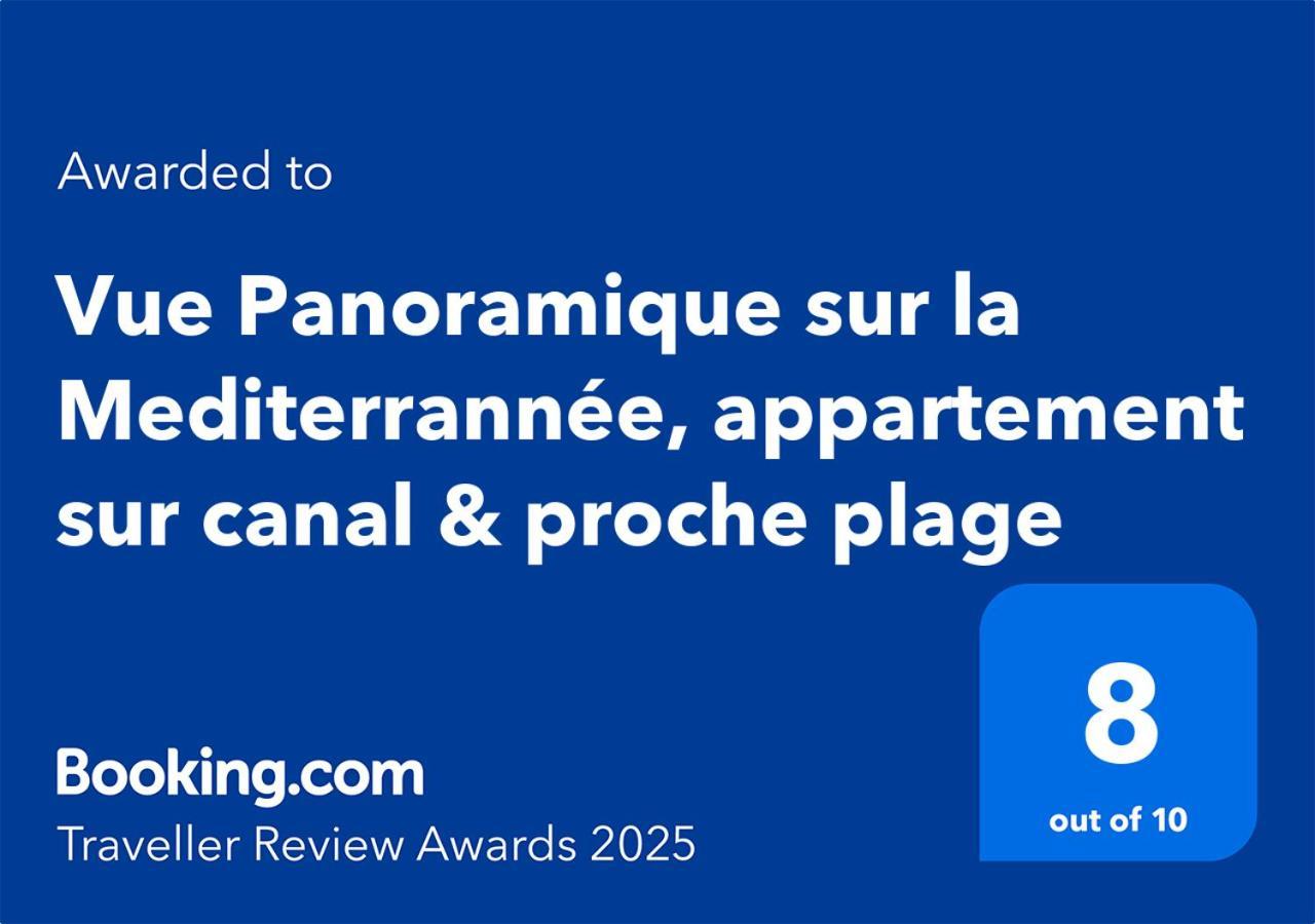 Vue Panoramique Sur La Mediterrannee, Appartement Sur Canal & Proche Plage Roses Kültér fotó